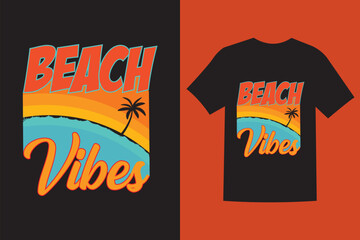 Summer T-shirt Design || Summer Vibes,
Awesome Summer T-shirt Design, Beach T-shirt Design.
