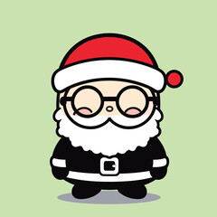 Cartoon vector a Santa Claus for Christmas