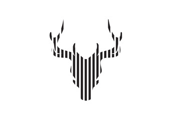 this is a a unique deer logo design for your business