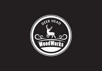 this is a a unique deer logo design for your business