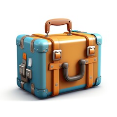 3d rendering of a luggage suitcase