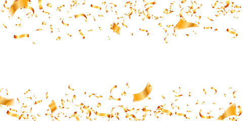 holiday, birthday vector gold confetti png on a transparent background
