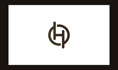 letter h creative and unique minimalist logo design