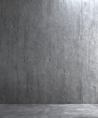 Empty living room and concrete wall texture background, Minimal interior design, mock up room, furniture decor, 3d rendering.