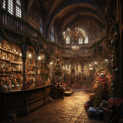 Obraz premium Christmas store.