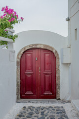 views of the village of Oia in Santorini