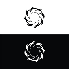 Circle vector logo template design