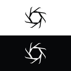 Circle vector logo template design