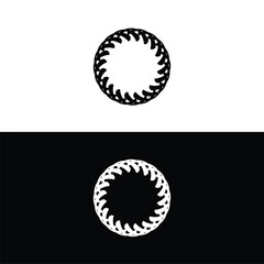 Circle vector logo template design