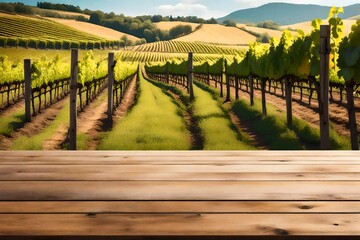 vineyard in region perfectly landscape background
