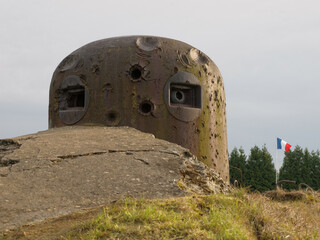 Tourelle de la ligne Maginot , deuxi&egrave;me guerre mondiale.