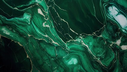 Abstract dark green natural stone marble texture,  luxury background	
