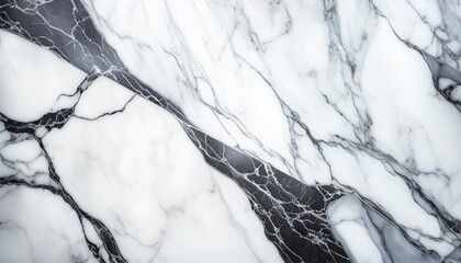 Abstract white natural stone marble texture,  black white surface luxury background	

