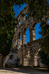 Amphitheater in Pula tourist attractions gladiatorial arena