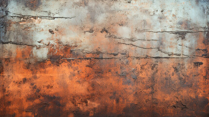 Background or texture of grunge metal featuring abrasions and fissures.