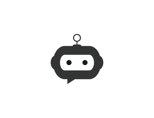Obraz premium Chatbot, robot, app icon. Vector illustration.