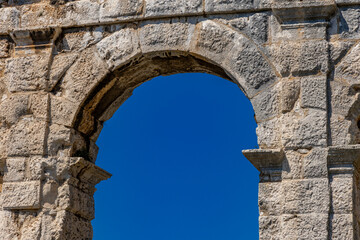 Amphitheater in Pula tourist attractions gladiatorial arena