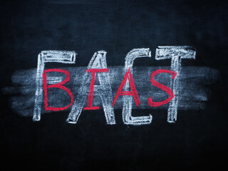 Erased inscription fact and written bias.
