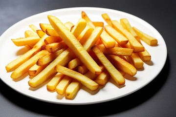 french fries in a white bowl