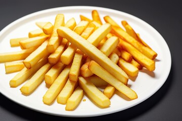 french fries in a white bowl