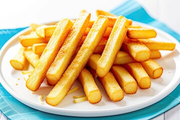 french fries in a white bowl