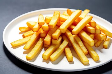 french fries with ketchup