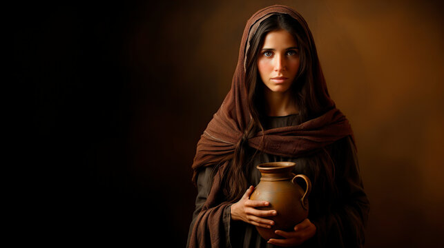 beautiful young Samaritan woman