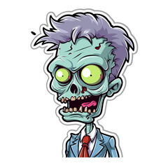 Spooky Zombie Kawaii Halloween