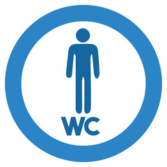 man and woman sign WC