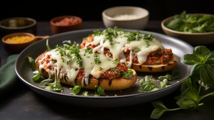 Images showcasing the perfect combination of flavors in chicken parmigiana.