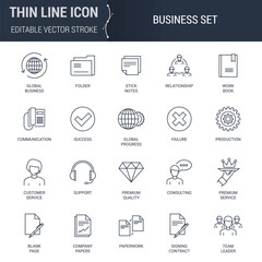 Business Number One Icons Set - Intelligent Thin Line Image Pack. Stroke Pictogram Graphics for Web Design. Quality Outline Vector Concept Collection. Premium Mono Linear.