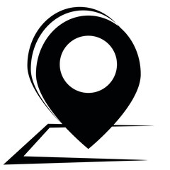 checkin icon, check in icon, location pin icon, pointer icon set, gps location symbol,