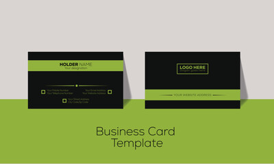 
Simple Professional Business card design for personal and company identity.