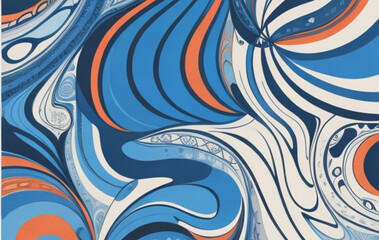 Fototapeta na wymiar pattern with waves