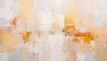 Abstract pale orange oil paint brushstrokes texture pattern painting wallpaper background