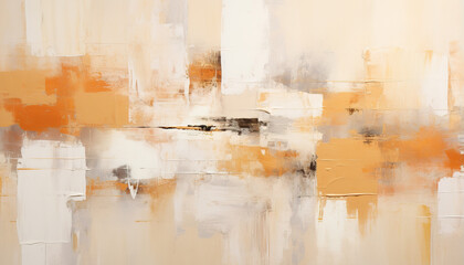 Abstract pale orange oil paint brushstrokes texture pattern painting wallpaper background