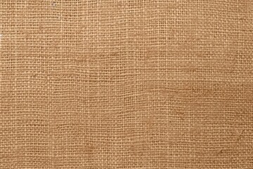 Fototapeta na wymiar Jute hessian sackcloth canvas woven texture pattern background