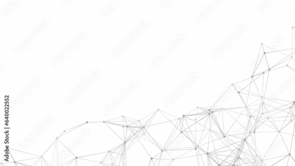 Poster Abstract geometric background. Plexus mesh backdrop.