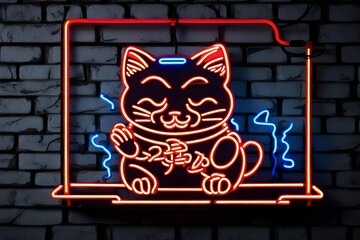  Cat neon sign ,noodles LED neon sign , wall decor
