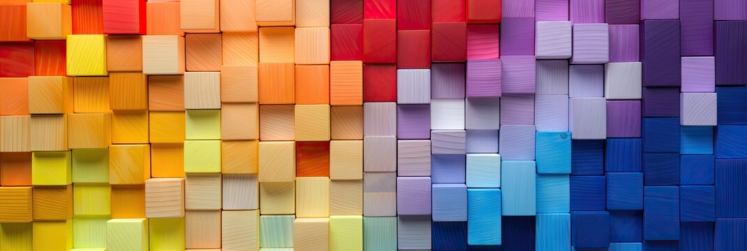 colorful wooden blocks