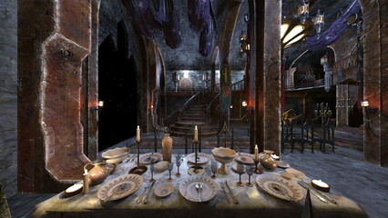 地下ダイニングルーム