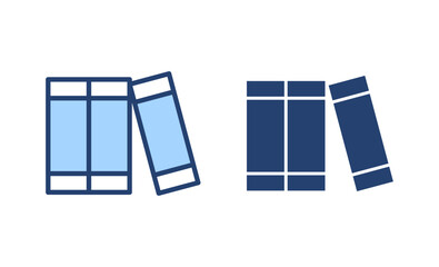 Library icon vector. education sign and symbol