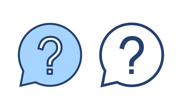 Question icon vector. question mark sign and symbol