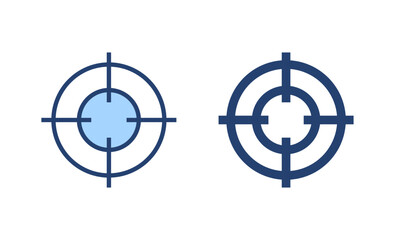 Target icon vector. goal icon vector. target marketing sign and symbol