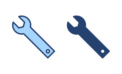 Wrench icon vector. repair icon. tools sign and symbol