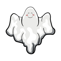 Obraz premium Flying ghost for Halloween