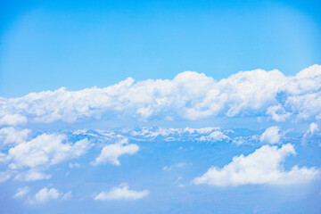 Flying - Overlooking the Snow Mountains in Qinghai Province