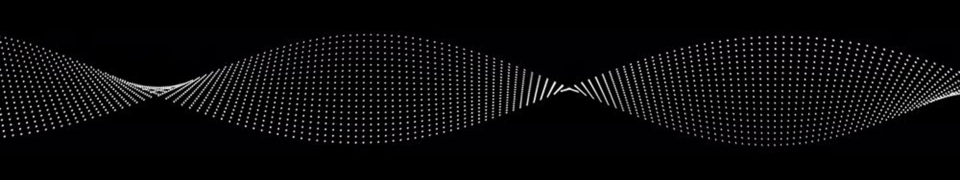 Ultra Wide Looping Dots Background Alpha