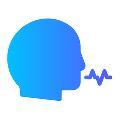 voice command gradient icon
