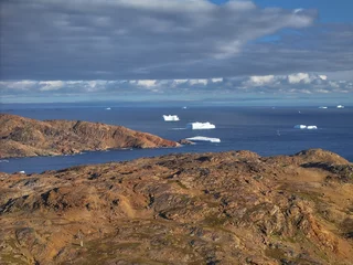 Foto op Plexiglas Melting glaciers in atlantic ocean, greenland fjords © murattellioglu